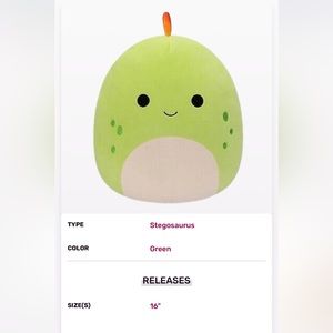 Seanster 16” Squishmallow